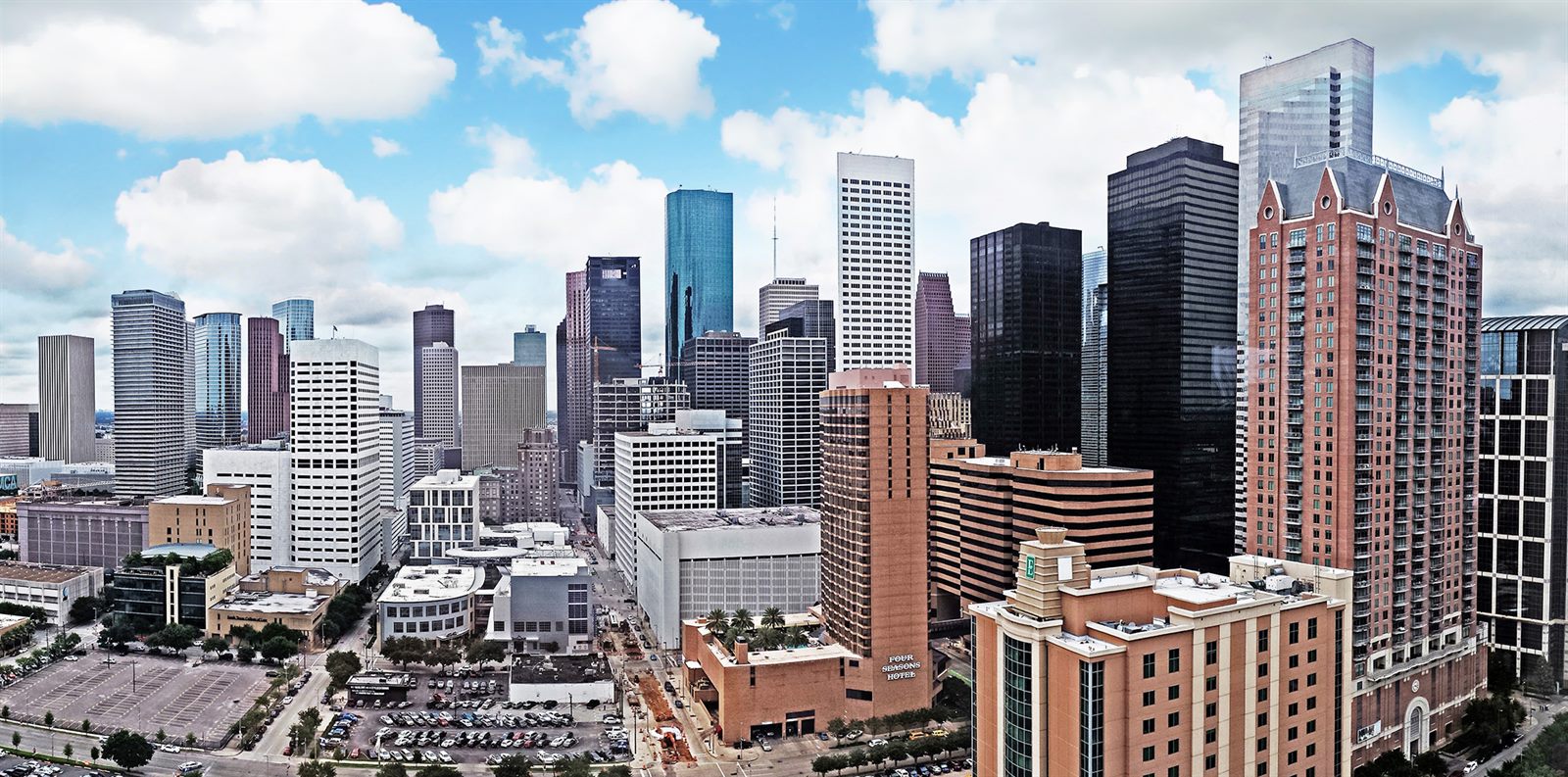 World Cup 2026 Houston watch parties news cover showing the Houston skyline for Sugar Land viewing plans